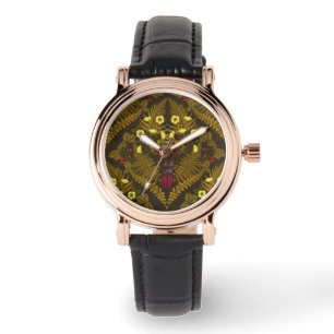 Stag beetle and ferns watch