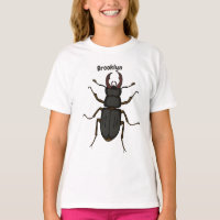 Stag beetle insect illustration