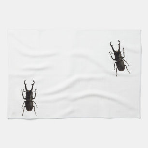 Stag Beetle Kitchen Towel