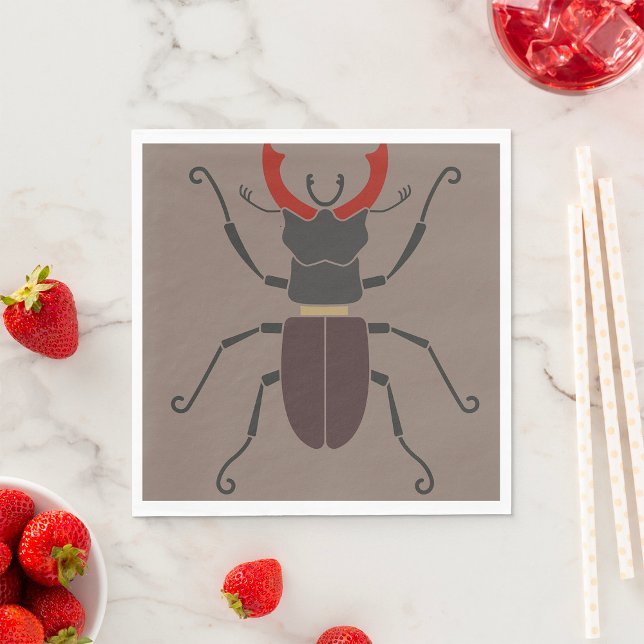 Stag Beetle Napkin (Creator Uploaded)