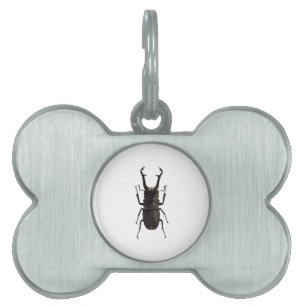 Stag Beetle Pet ID Tag