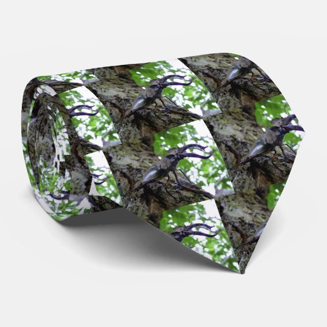 Stag Beetle Tie (Rolled)