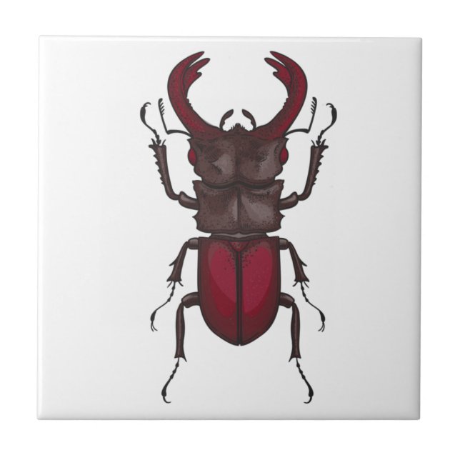 Stag beetle tile (Front)