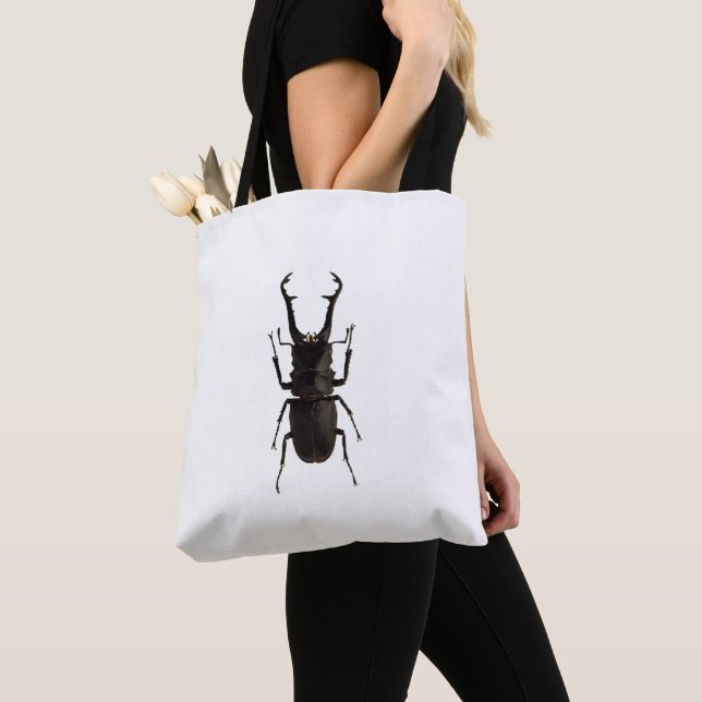 Stag Beetle Tote Bag (Close Up)