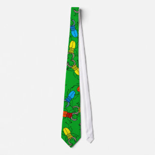 Stag Beetle Wallpaper Tie