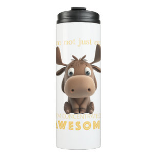Stag Concentrated Awesome Cute Adorable Funny Thermal Tumbler