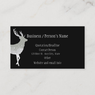 Stag Deer Animal Business Wildlife Animal Card