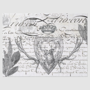 Stag Ephemera Decoupage Tissue Tissue Paper