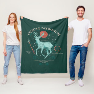 Stag Expecto Patronum Graphic Fleece Blanket