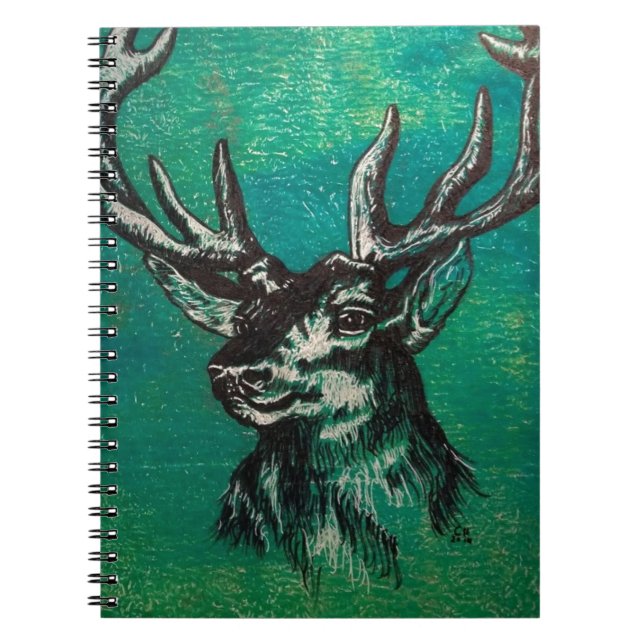 Stag head notebook (Front)