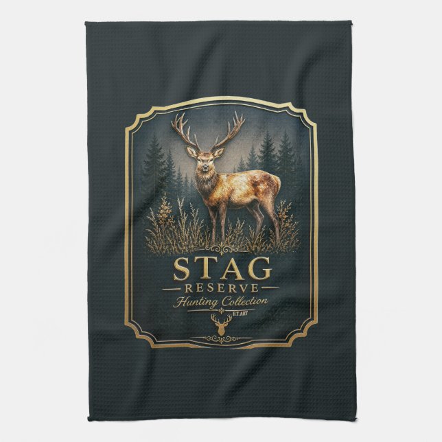 STAG – HUNTING COLLECTION  KITCHEN TOWEL (Vertical)