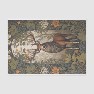 Stag In the Forest William Morris Inspired  Tissue Paper