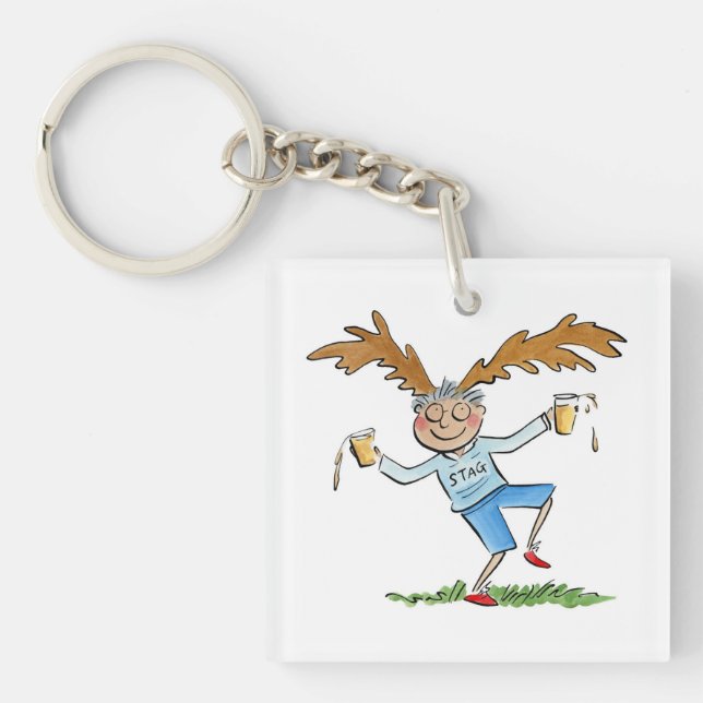 Stag Keychain (Front)