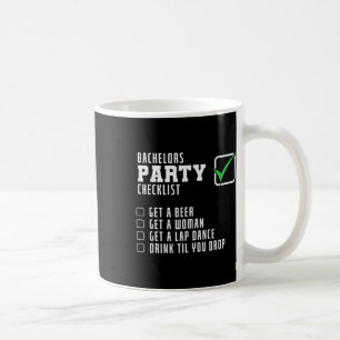 Stag Party Checklist Coffee Mug