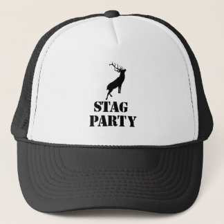"Stag Party" hats. Stag design Trucker Hat
