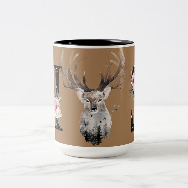 Stag Personalized Mug (Center)