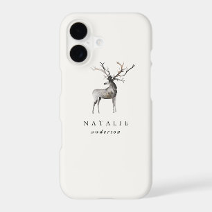 Stag reindeer personalized winter