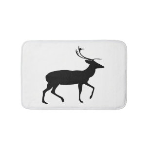 Stag Silhouette Bath Mat