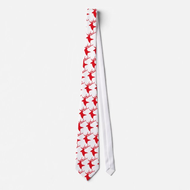 Stag Tie [red] (Front)