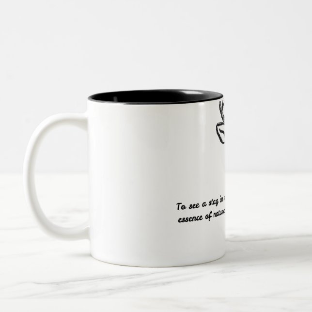 stag Two-Tone coffee mug (Left)