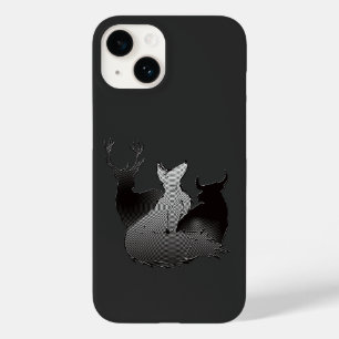 Stag Vixen & Bull Hypnotic  Design Case-Mate iPhone 14 Case