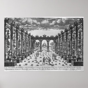 Stage by Giacomo Torelli for 'Venere Gelosa' Poster