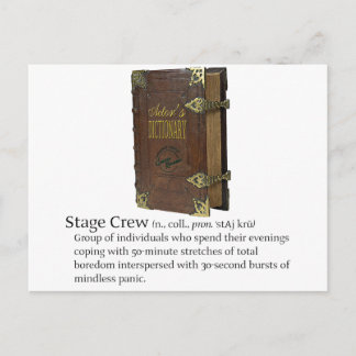 Stage Crew Postcard
