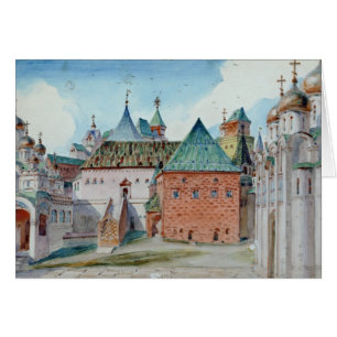 Stage design for Modest Mussorgsky's opera