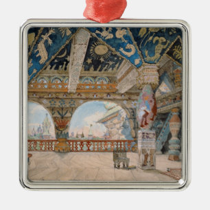 Stage design for Nikolai Rimsky-Korsakov's opera Metal Ornament