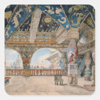 Stage design for Nikolai Rimsky-Korsakov's opera