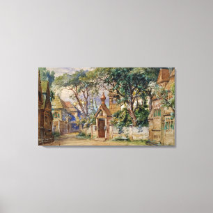 Stage Design for 'Oprichnik' by Tchaikovsky Canvas Print