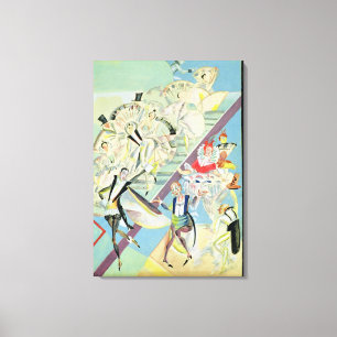 Stage design for the operetta canvas print