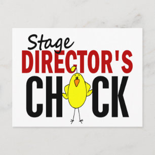 Stage Director's Chick Postcard