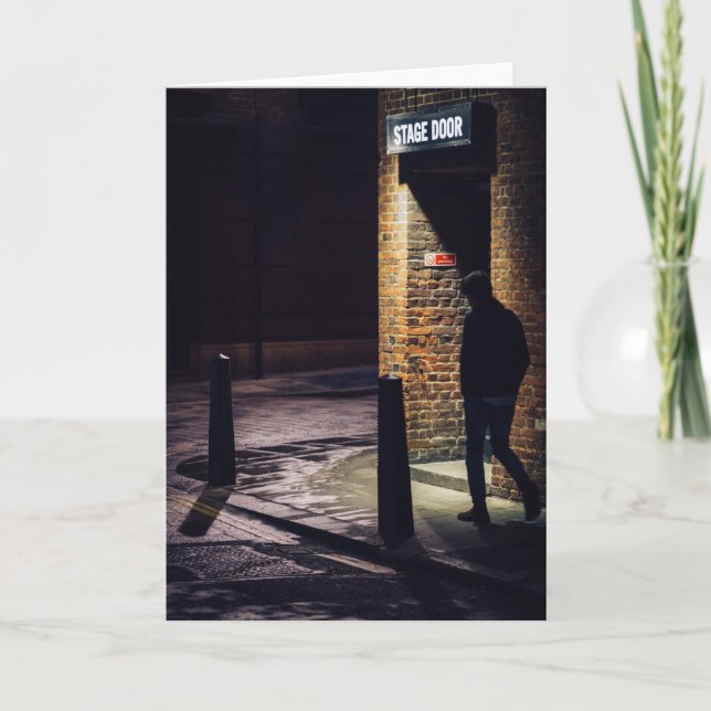 Stage Door Card (Front)