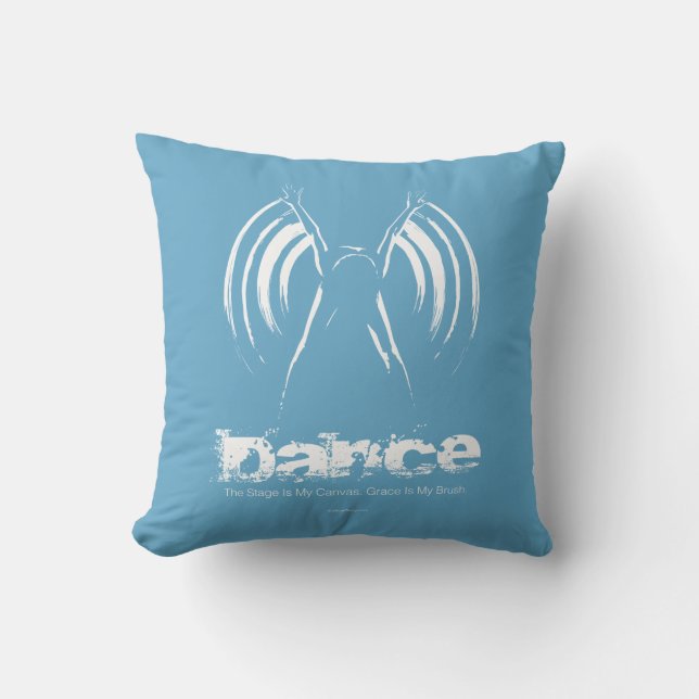 Stage Is My Canvas (Dance) Throw Pillow (Front)
