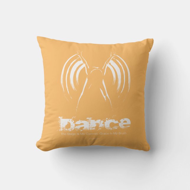 Stage Is My Canvas (Dance) Throw Pillow (Front)