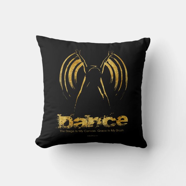 Stage Is My Canvas (Dance) Throw Pillow (Front)