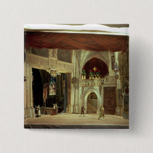 Stage model for the opera 2 inch square button