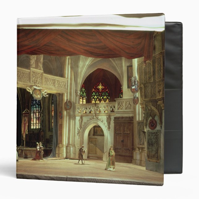Stage model for the opera binder (Front/Inside)