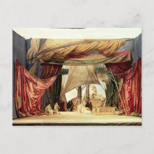 Stage model for the opera 'Tristan and Isolde' Postcard