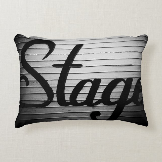 "Stage" Photograph Accent Pillow (Front)
