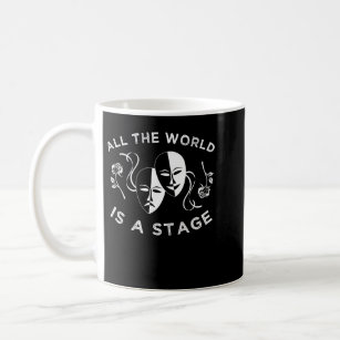 Stage Play Theatre, Acting Drama Mask Theatre Tee Coffee Mug