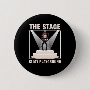 Stage Theatre Theatre Actor Actress Acting Gift 2 Inch Round Button
