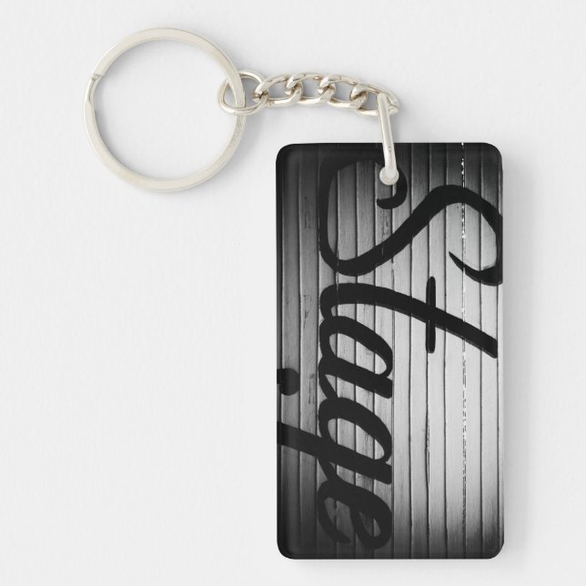 "Stage" Vintage Sign Keychain (Front)