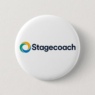 Stagecoach Badge 2 Inch Round Button