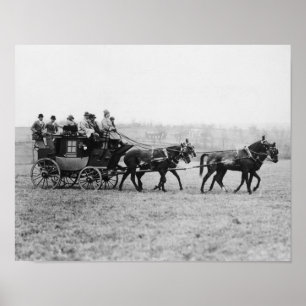 Stagecoach Cross Country Race Photograph Poster