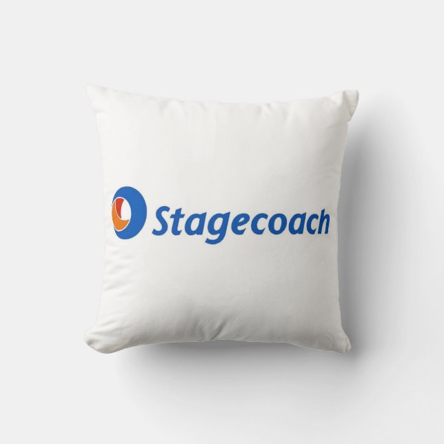 Stagecoach Kushion  Throw Pillow (Front)