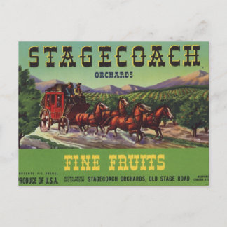 Stagecoach Postcard