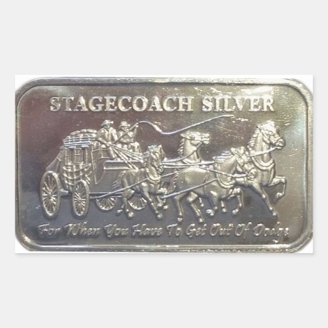 Stagecoach Silver Sticker (Front)