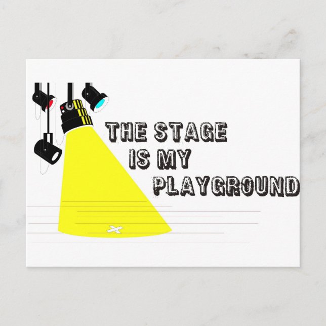 StageIsMyPlayground Postcard (Front)